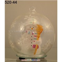 120mm glass ball with LED light