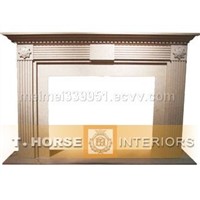 marble fireplace mantel