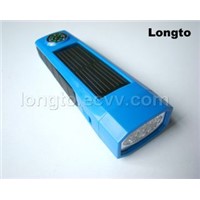 solar flashlight(blue,LT-F02)