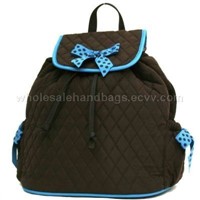 MONOGRAMMABLE POLKA DOT QUILTED BACKPACK
