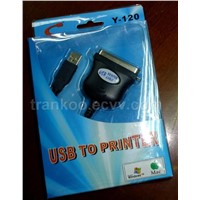 USB To DB25 Printer Cable