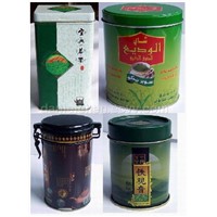 tea tin, tea canister, tin tea box, tin can, tin box, tin canister