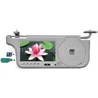 Sunvisor car dvd with 7inch lcd monitor