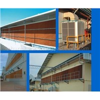 evaporative cooling pad wall