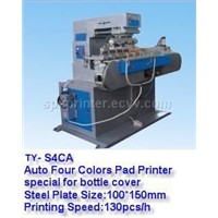 pad printing machine TY-S4CA for bottle cover
