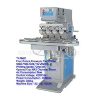 Auto 4-color Pad Printing Machine with conveyor(TY-M4/C)