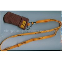 lanyard with mobile sock