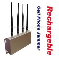 Rechargeble cell phone jammer