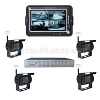 Wireless Car Rear View System with 4 Cameras (CV-700LBW-4S)