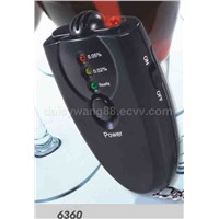 LCD display breath alcohol tester