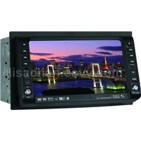 TWO DIN 6.2"Touch Screen DVD with Bluit-in GPS+SD Card-reader+USB Port + Radio + TV Tuner+