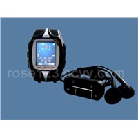 fashionable  tri  band  watch  phone  with  bluetooth