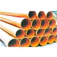 Buried PVC-C pipes for power and cable ducts
