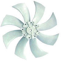 Fan blade of evaporative air cooler