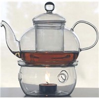Glass Teapot with tea warmer