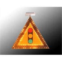 Solar Traffic Warning Light