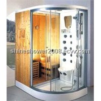 dry and wet sauna room