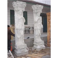 stone statue column