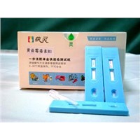 Food safety rapid test strip