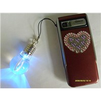 led miniature bulb cell phone strap