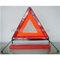 reflective warning triangle