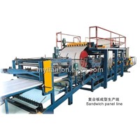 sandwich panel roll forming machine line