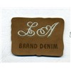 jeans leather patches