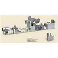 Fried extruded snack processing line