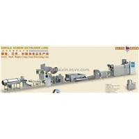 screw/shell/crispy pea extruded snack processing line