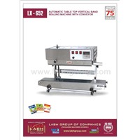 Automatic Table Top Vertical Band Sealing Machine With Conveyor