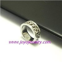 316L stainless steel ring in fashion design