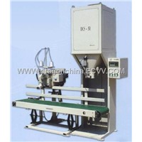 Electric weighing and packing machine