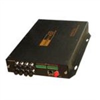 8 channel video fiber optic transceiver