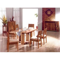Rattan furniture:Dining table
