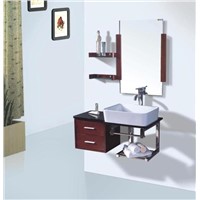 Solid wood bathroom vanities (SL-1008)