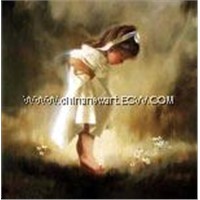 people oil painting EP-070