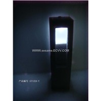 solar ston pillar gardenlights