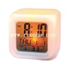 7 color changing clock with calendar