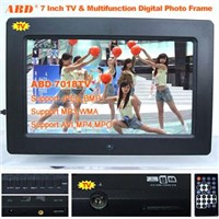7 Inch DVB-T/Analog TV and MultiFunction Digital Photo Frame ( ABD-7018TV )