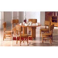Rattan furniture:Timeless dining room Series