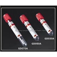 Vacuum Blood Collection Tube (Disposable Vacutainer) (Red Cap)