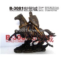 home ornament /Resin handicraft  /carving crafts/Knight / F002