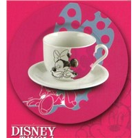 porcelain cup and saucer,disney gifts