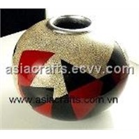 Lacquer Vase: Artful Item For Your Space