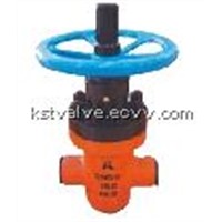 Special through conduit gate valve for oil field