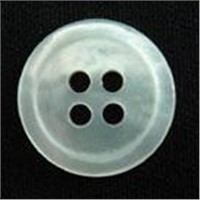 White MOP shell button