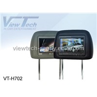 7" Headrest car LCD monitor / IR - Pillow type car monitor (VT-H702)