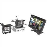 CCTV Camera Systems with 7-inch LCD, Twin-cameras for RV's, Trucks, Buses