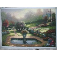 Garden Scenery Oil Paintings (FJDC0044)