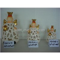 Ceramic Angel Candle holders, Christmas Gifts and Decorations